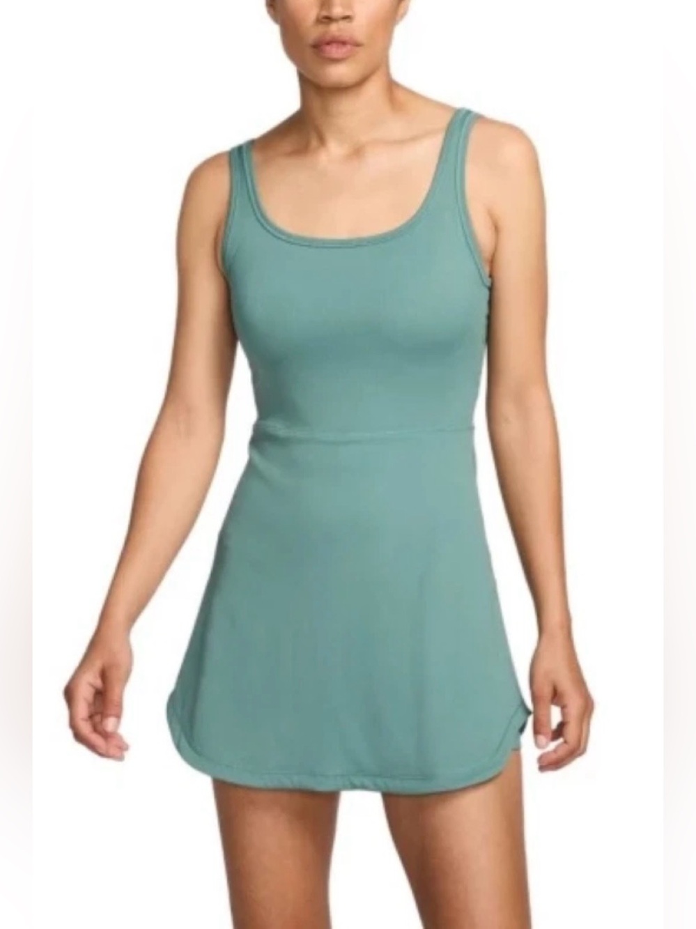Nike One Dri-Fit Dress, Ribbed in Bicoastal/Vapor Green; NWT, Sz. XL